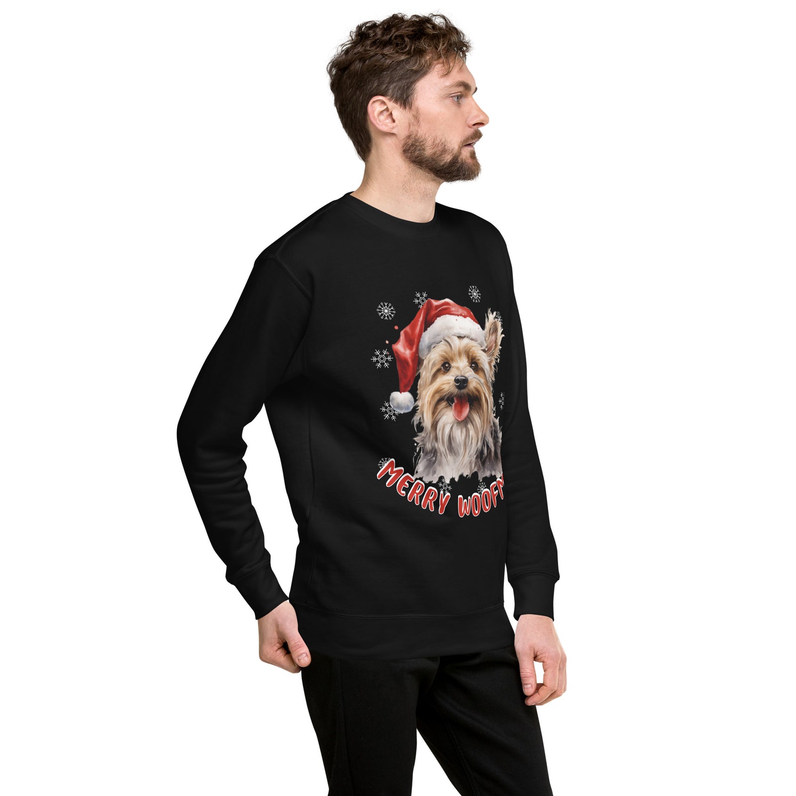 Unisex Premium Sweatshirt Yorkshire Terrrier - Marry Woofmas