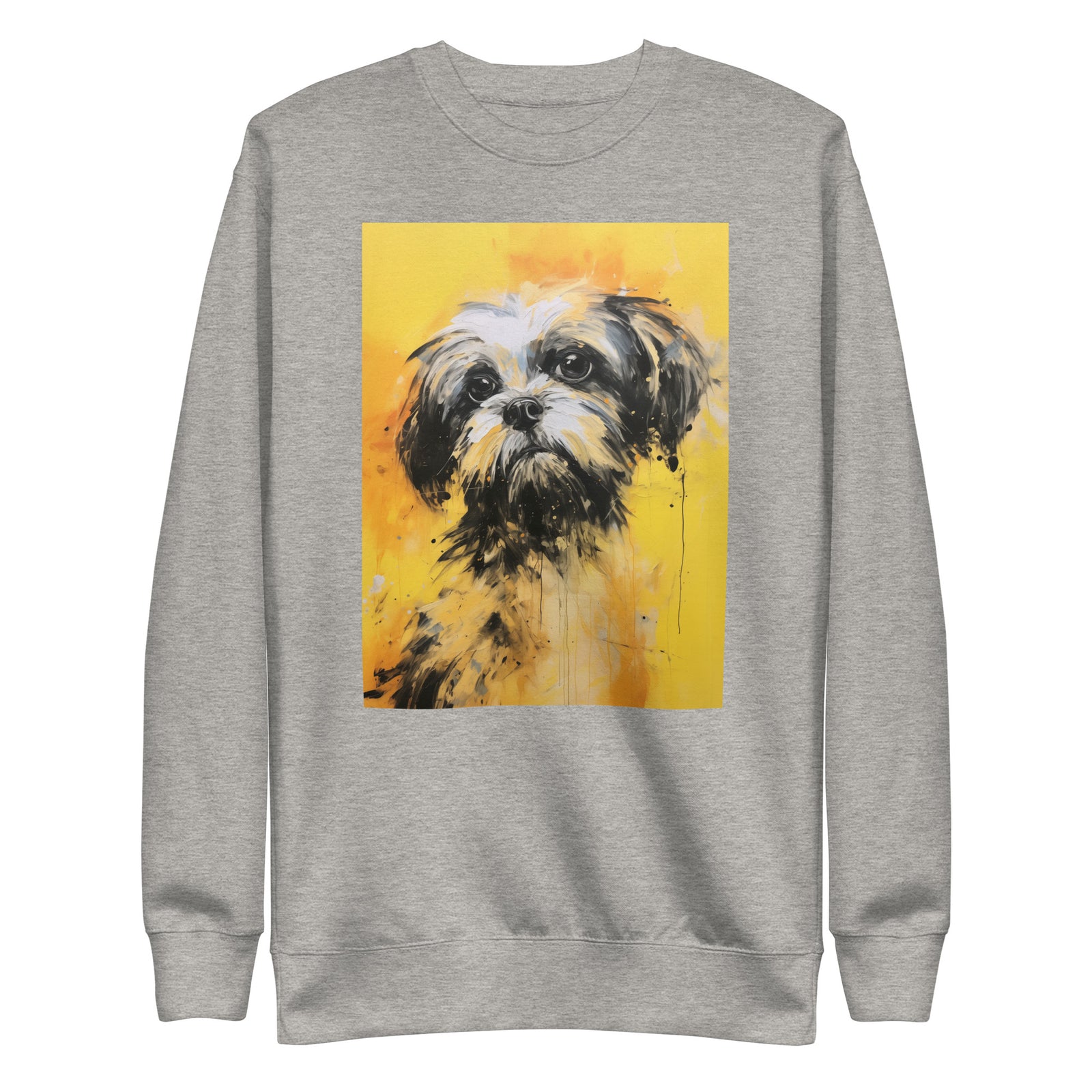 Unisex Premium Sweatshirt - I ❤ DOGS - Shih Tzu