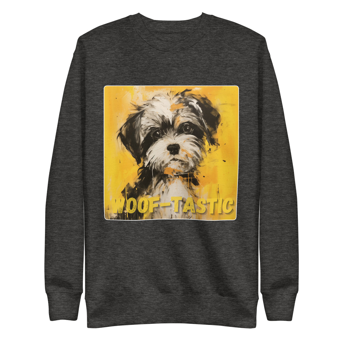 Unisex Premium Sweatshirt - Woof-tastic - Shih Tzu