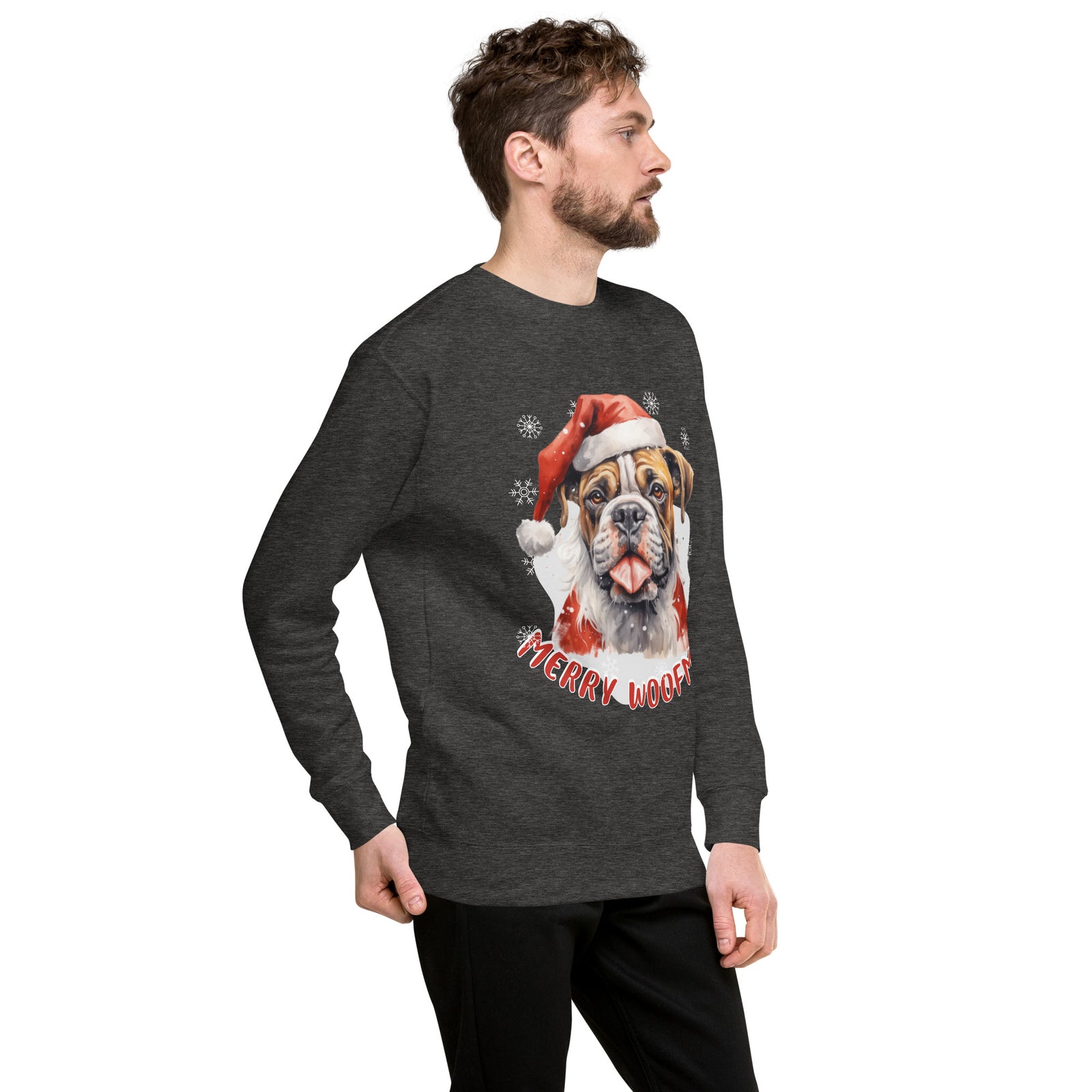 Unisex Premium Sweatshirt Boxer - Merry woofmas