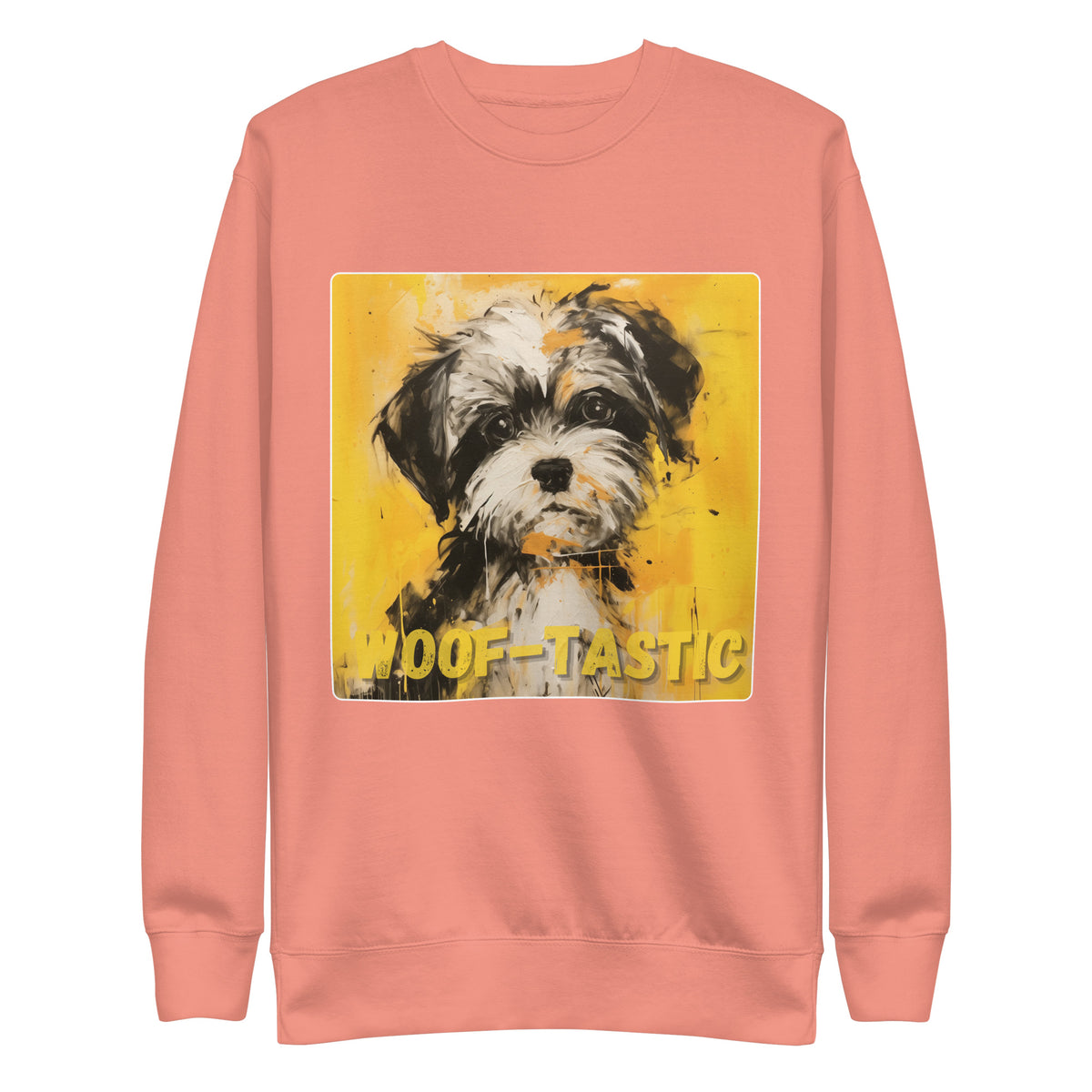 Unisex Premium Sweatshirt - Woof-tastic - Shih Tzu