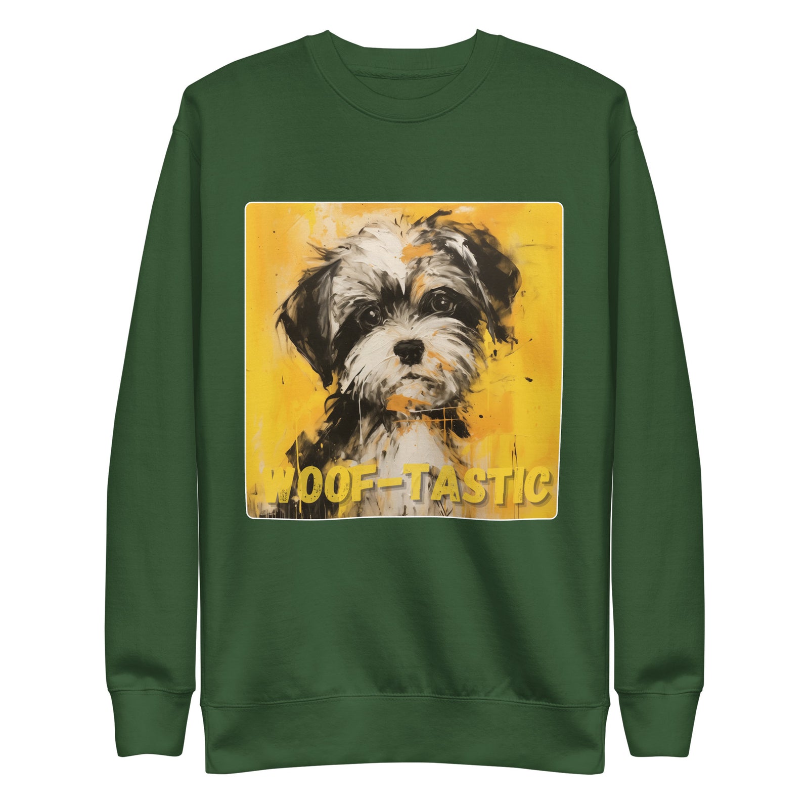Unisex Premium Sweatshirt - Woof-tastic - Shih Tzu