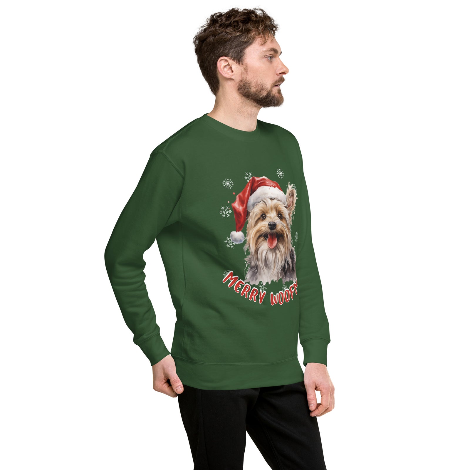 Unisex Premium Sweatshirt Yorkshire Terrrier - Marry Woofmas