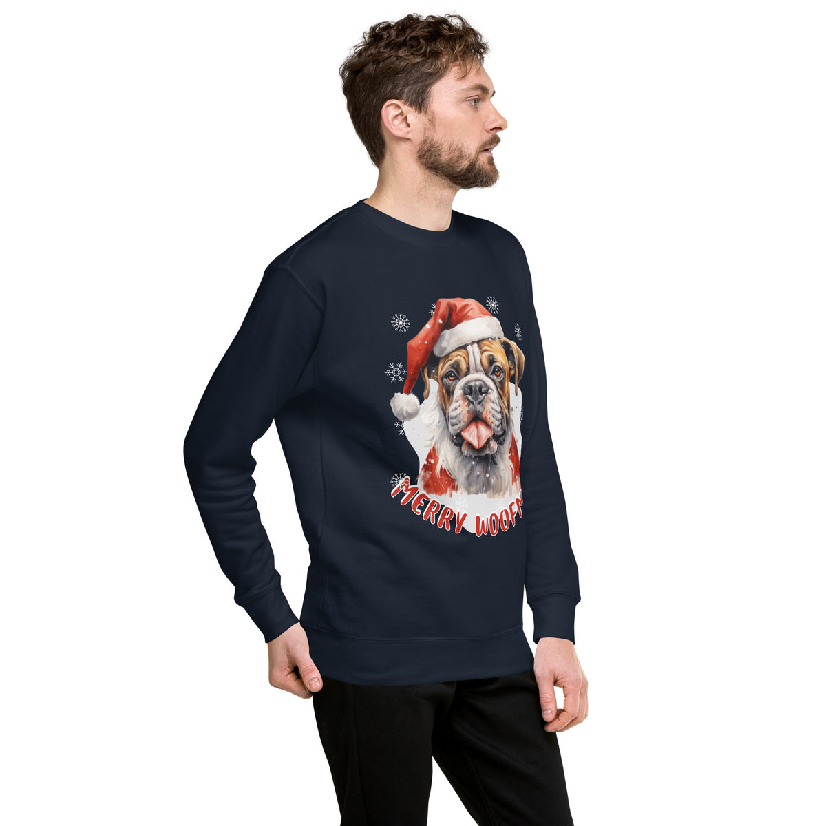 Unisex Premium Sweatshirt Boxer - Merry woofmas
