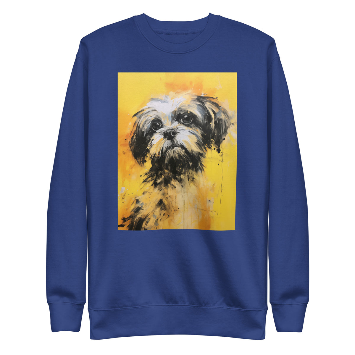 Unisex Premium Sweatshirt - I ❤ DOGS - Shih Tzu