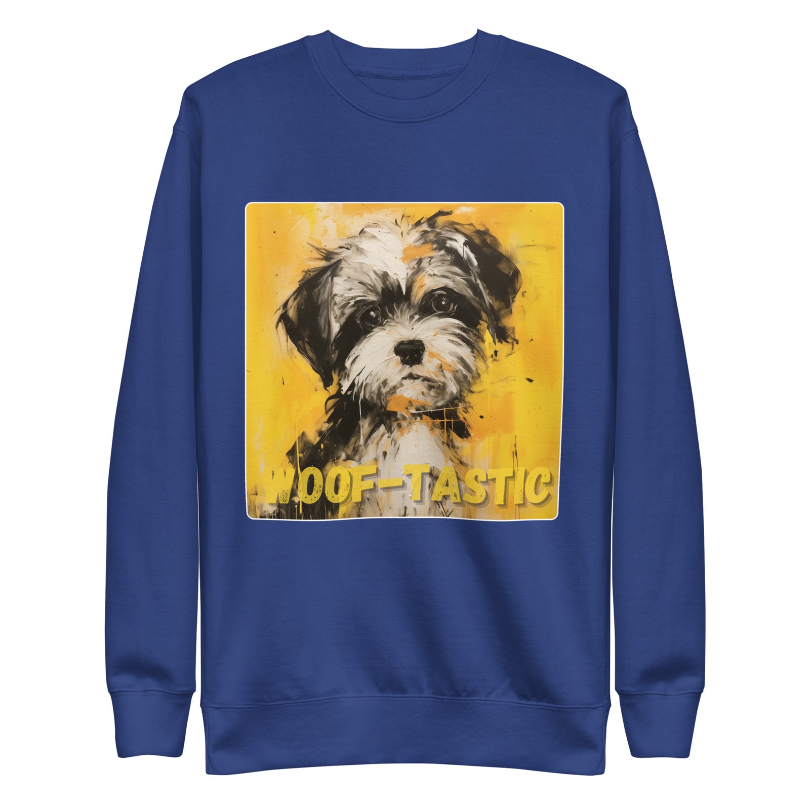 Unisex Premium Sweatshirt - Woof-tastic - Shih Tzu
