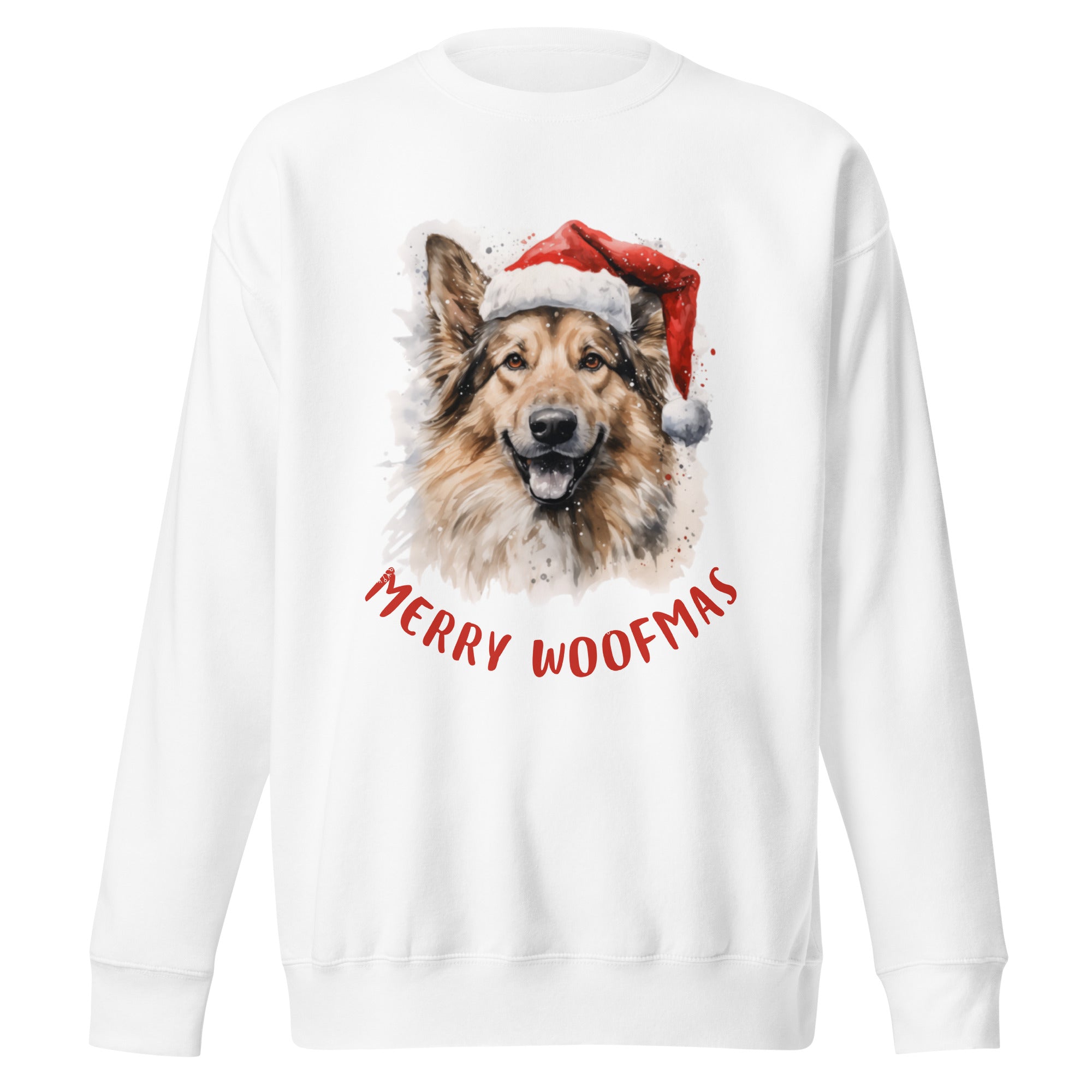 Unisex Premium Sweatshirt German Shepherd  - Merry Woofmas