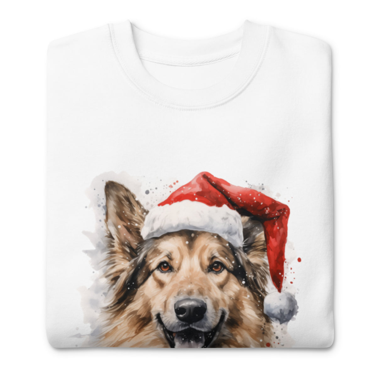 Unisex Premium Sweatshirt German Shepherd  - Merry Woofmas