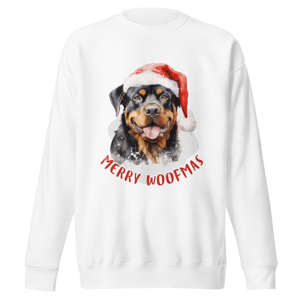 Unisex Premium Sweatshirt Rottweiler - Merry Woofmas