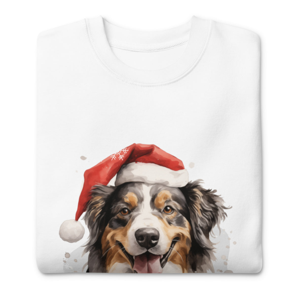 Unisex Premium Sweatshirt Australian Shepherd - Merry Woofmas