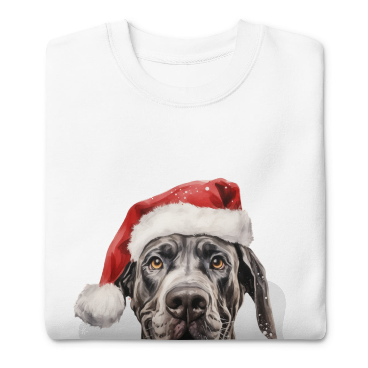 Unisex Premium Sweatshirt Great Dane - Merry Woofmas