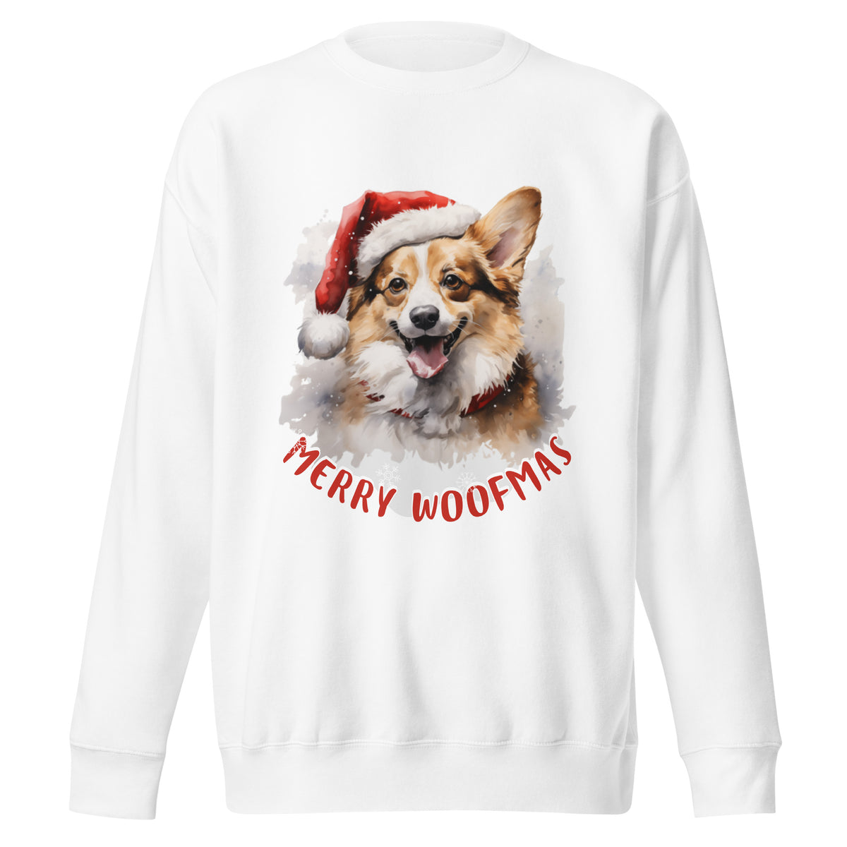 Unisex Premium Sweatshirt Pembroke Welsh Corgi - Merry Woofmas