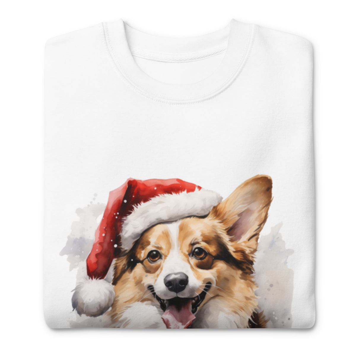 Unisex Premium Sweatshirt Pembroke Welsh Corgi - Merry Woofmas