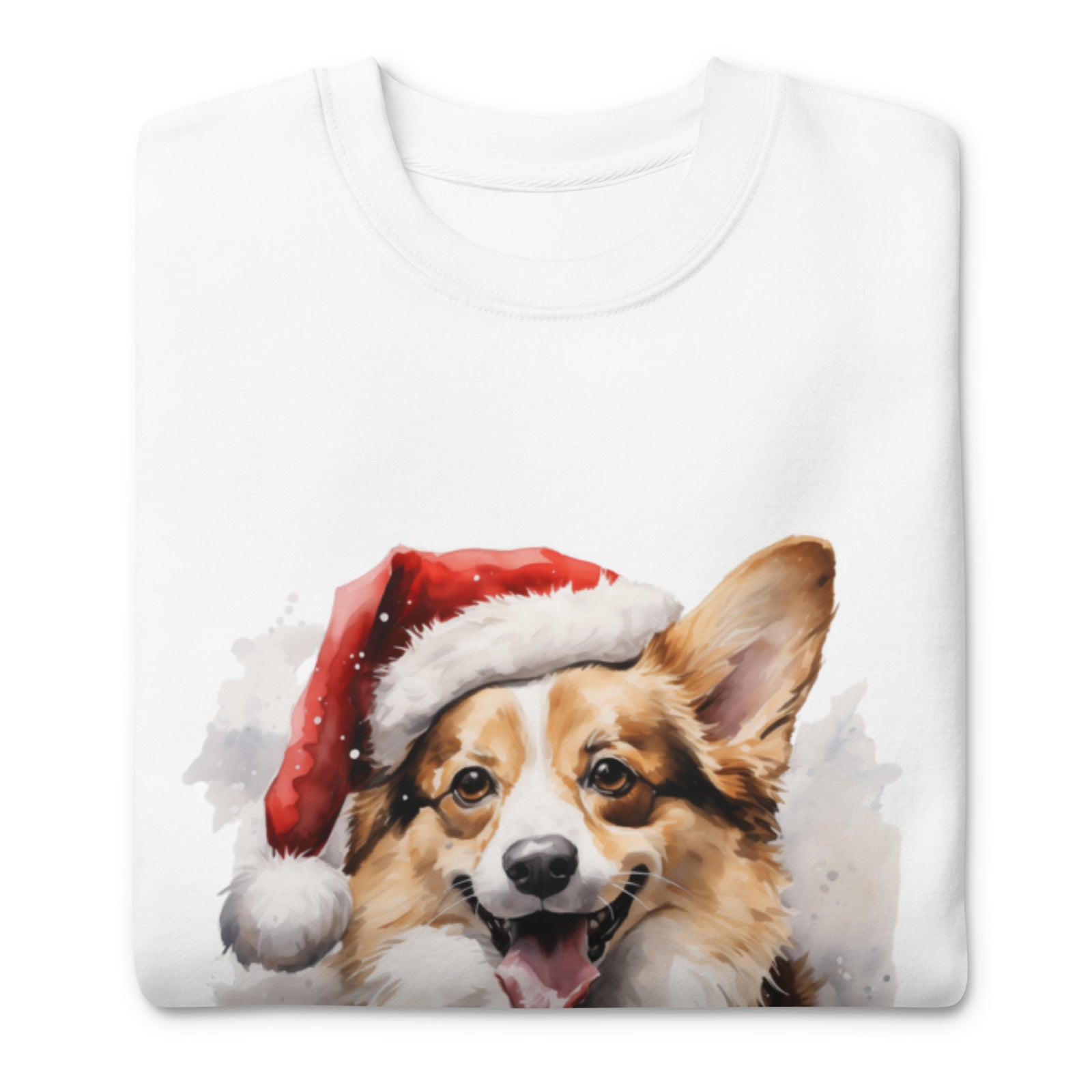 Unisex Premium Sweatshirt Pembroke Welsh Corgi - Merry Woofmas