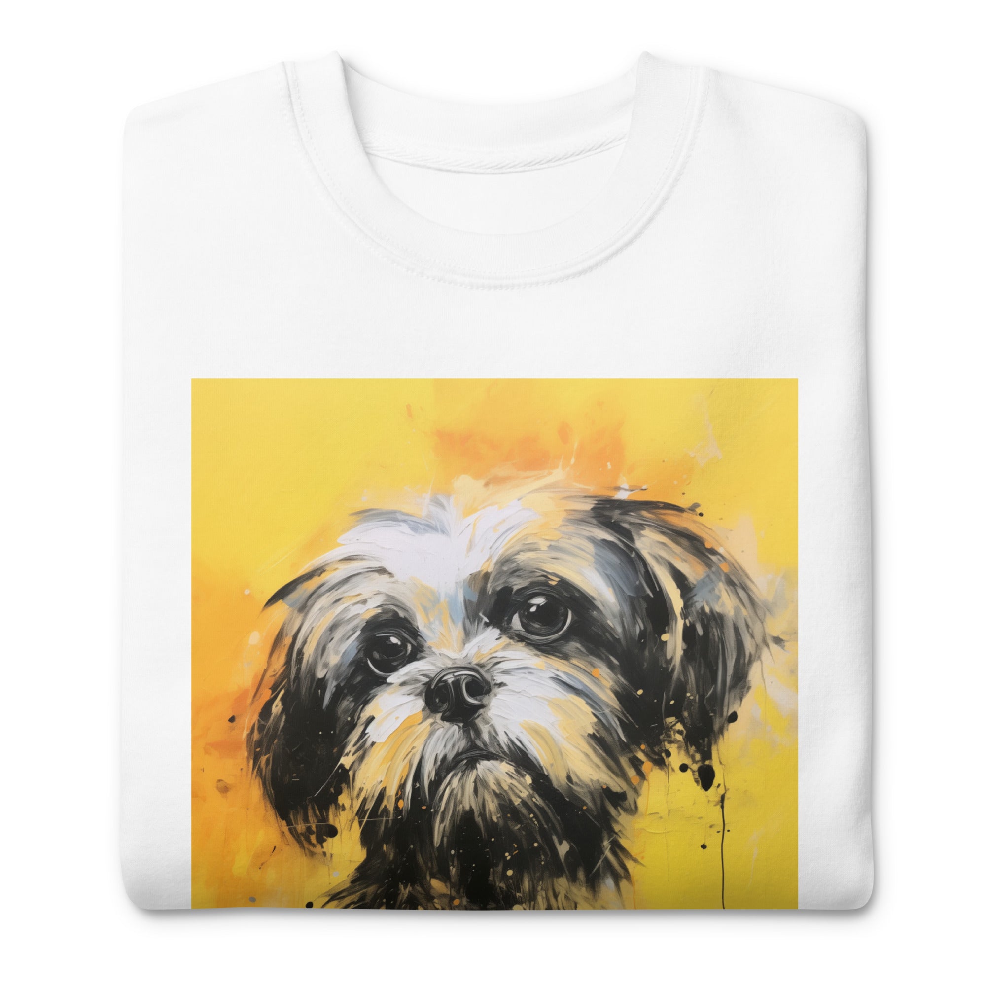 Unisex Premium Sweatshirt - I ❤ DOGS - Shih Tzu