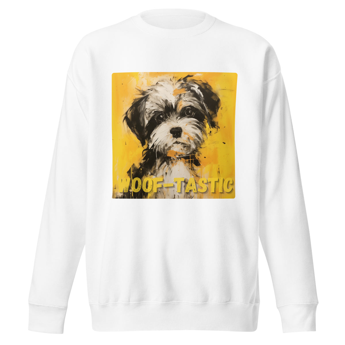 Unisex Premium Sweatshirt - Woof-tastic - Shih Tzu