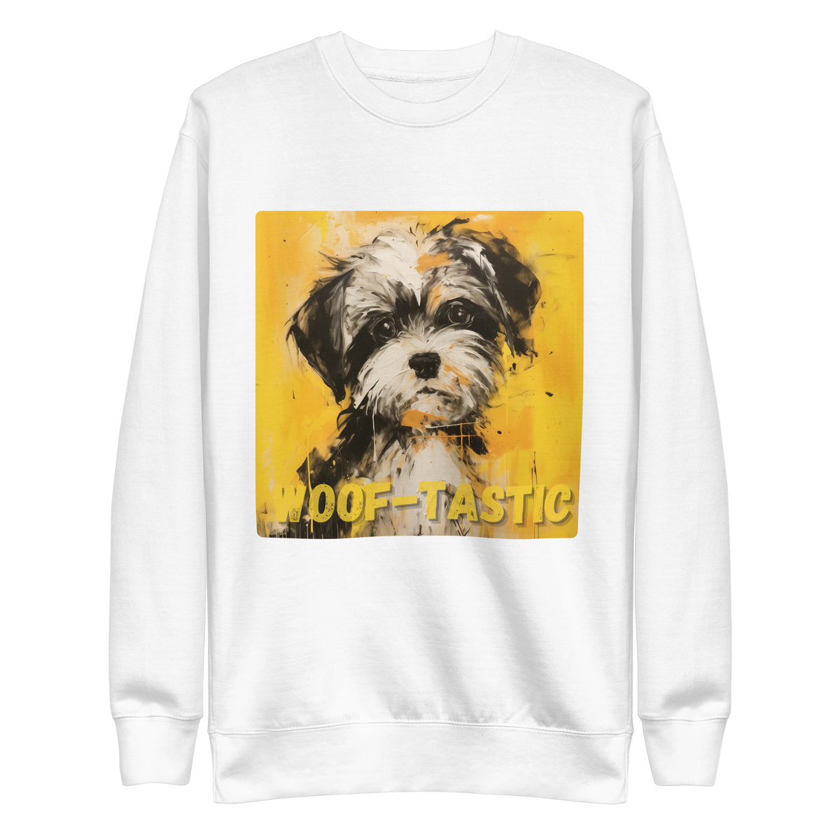Unisex Premium Sweatshirt - Woof-tastic - Shih Tzu
