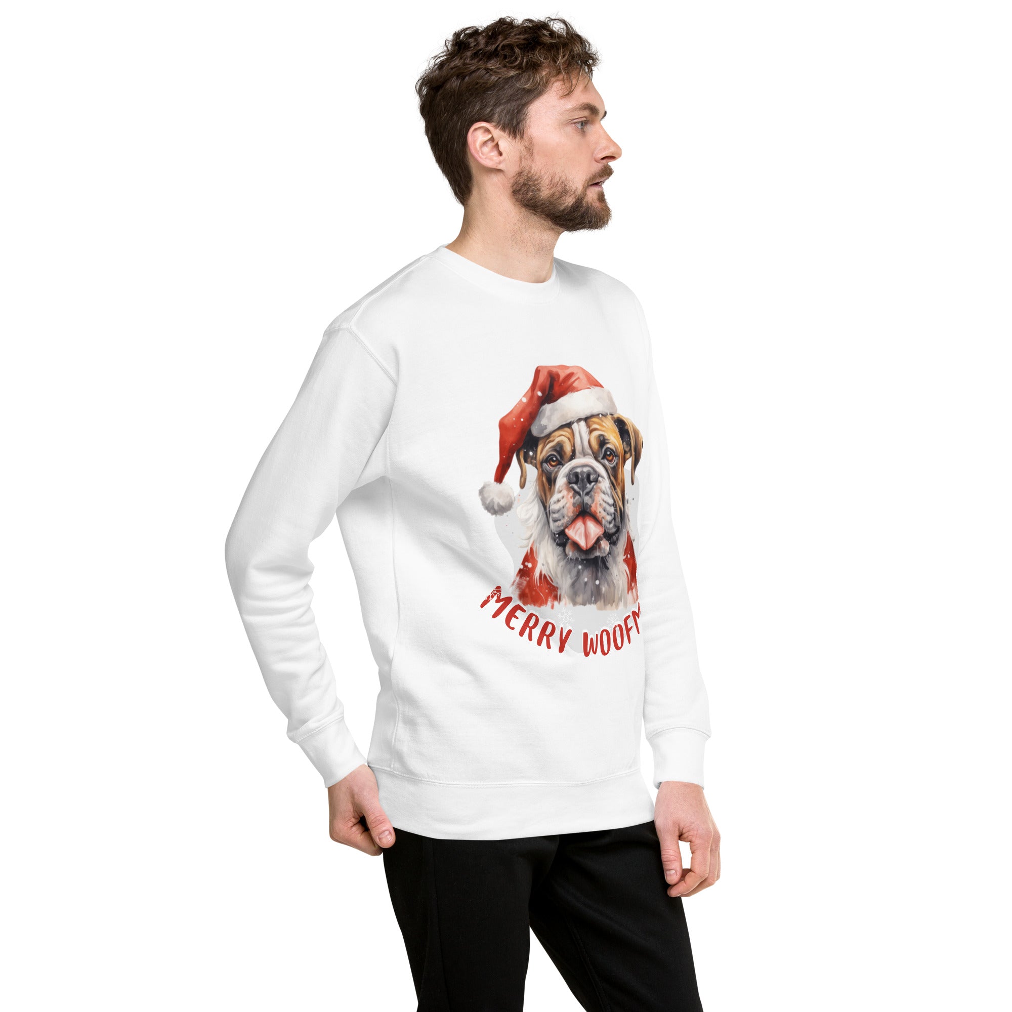 Unisex Premium Sweatshirt Boxer - Merry woofmas