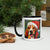 Mug with Color Inside Beagle - Merry Woofmas