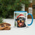 Mug with Color Inside Rottweiler - Merry Woofmas