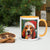 Mug with Color Inside Beagle - Merry Woofmas