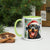 Mug with Color Inside Rottweiler - Merry Woofmas