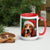 Mug with Color Inside Beagle - Merry Woofmas