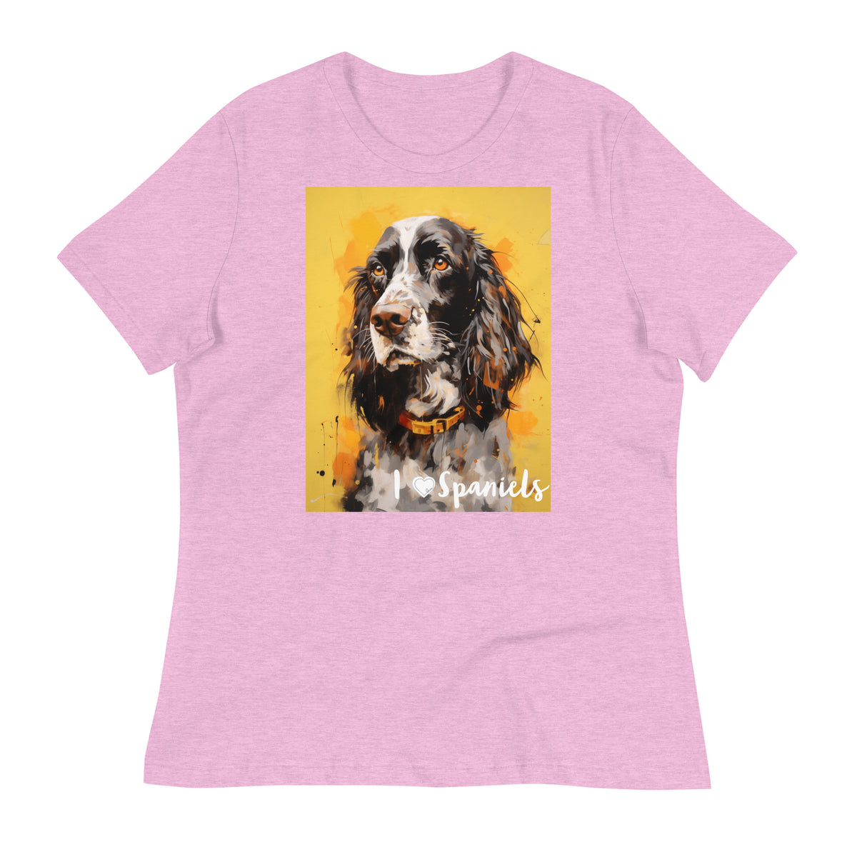 Women's Relaxed T-Shirt - I ❤ Dogs - Cocker Spaniel (American)
