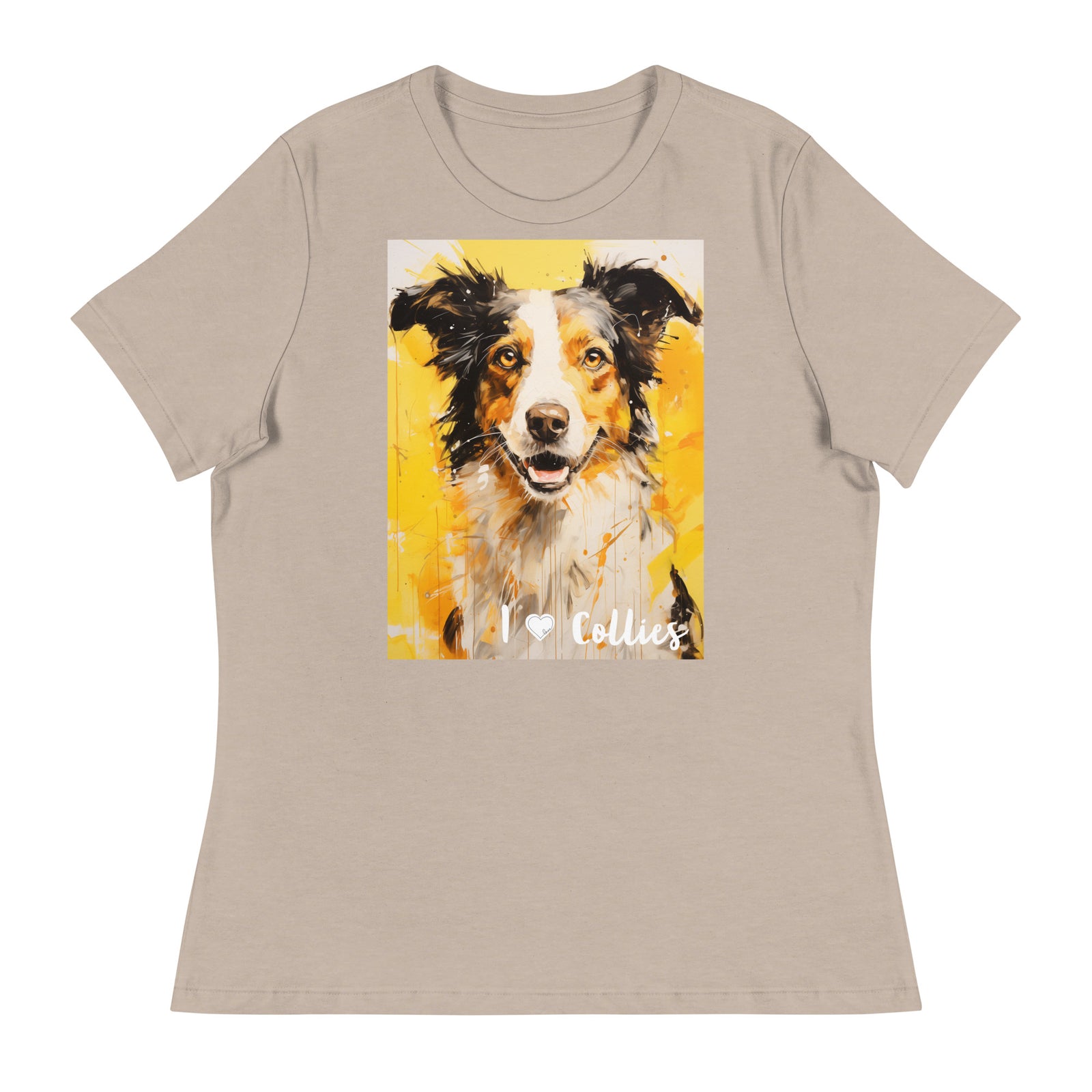 Women's Relaxed T-Shirt - I ❤ Dogs - Border Collie