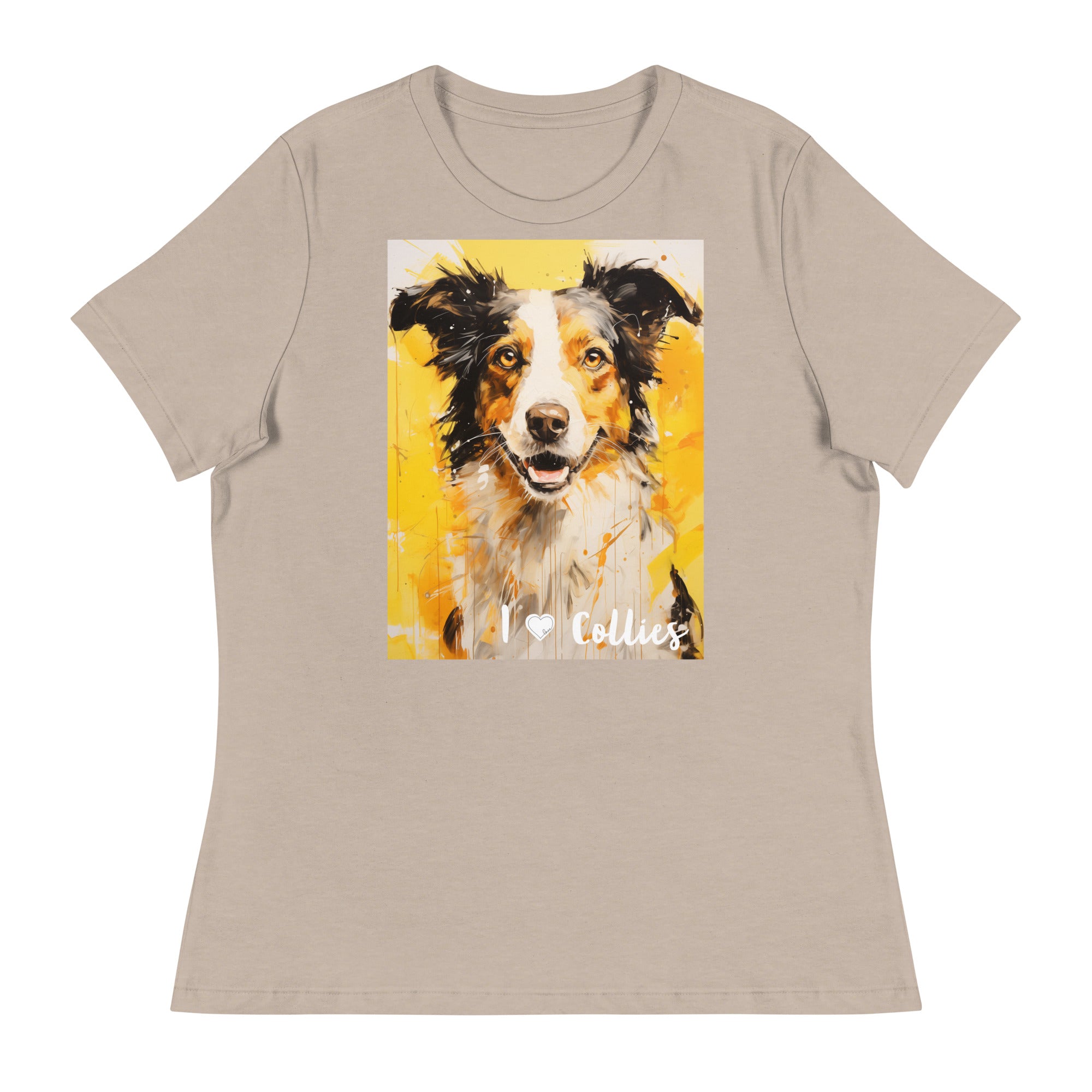Women's Relaxed T-Shirt - I ❤ Dogs - Border Collie