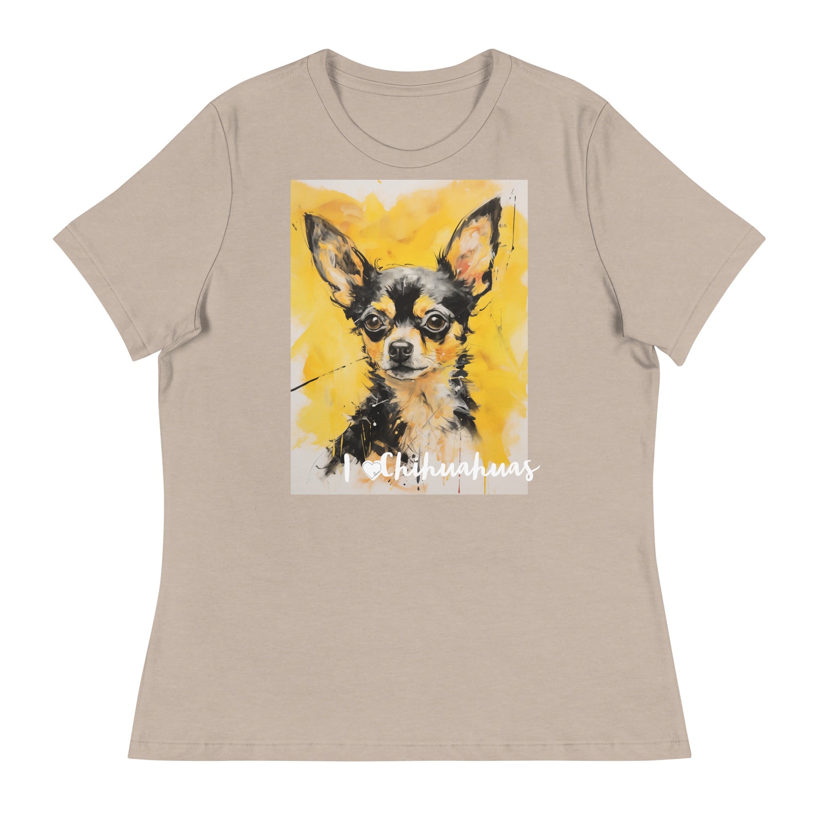 Women's Relaxed T-Shirt - I ❤ Dogs - Chihuahua