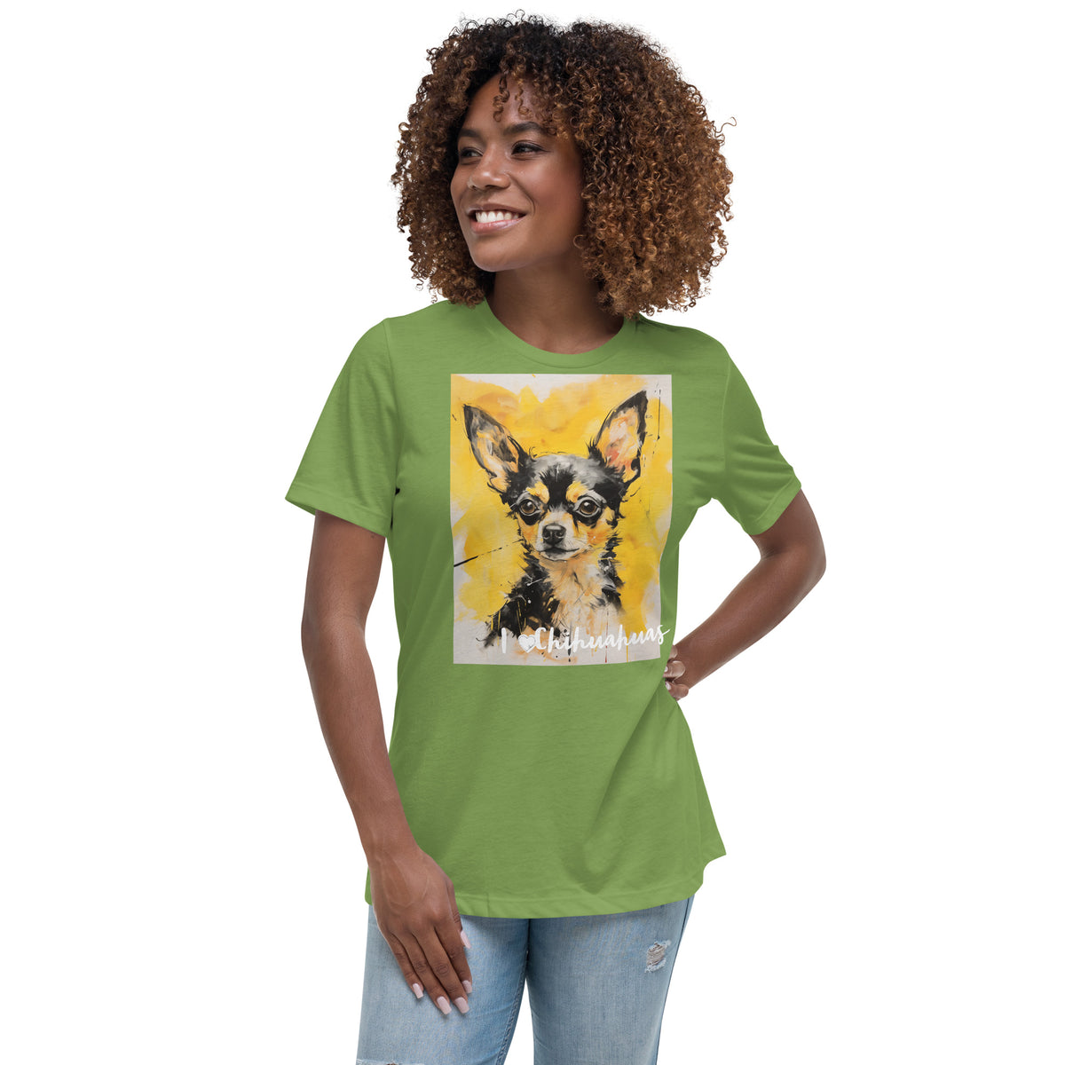Women's Relaxed T-Shirt - I ❤ Dogs - Chihuahua