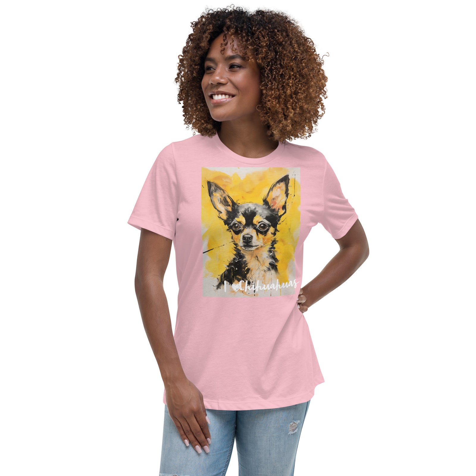 Women's Relaxed T-Shirt - I ❤ Dogs - Chihuahua