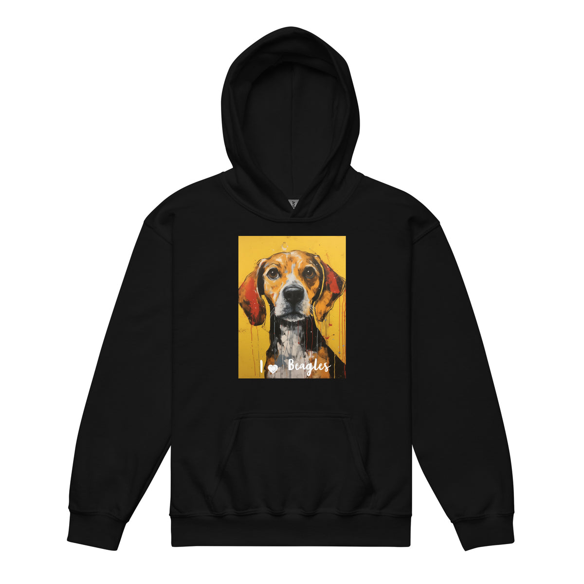Youth heavy blend hoodie I ❤ Dogs - Beagle