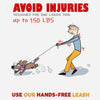 Hands Free Dog Leash for One Large Dog (Short Version)