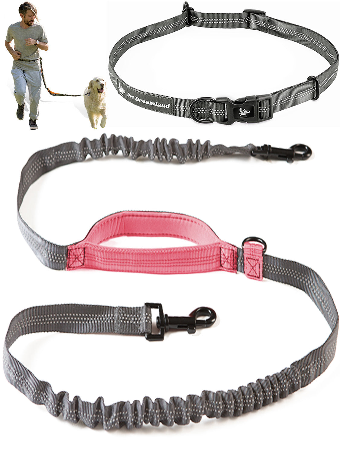 Canine Equipment Adjustable Bungee Coupler