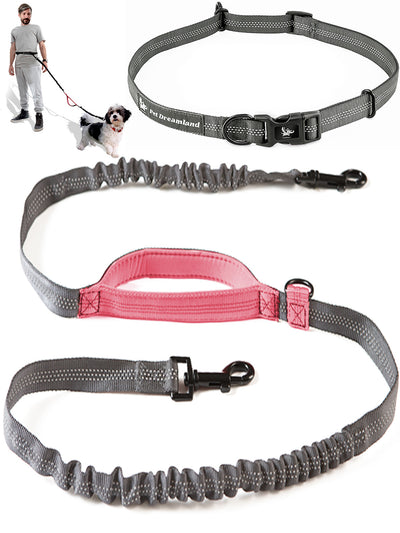 Hands Free Dog Leash for One Small to Medium Dog (Short Version)