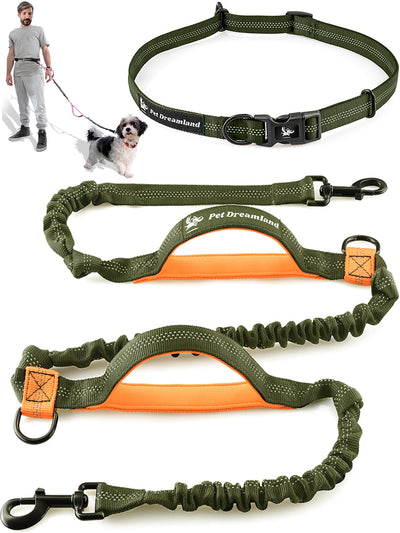 Hands Free Dog Leash for One Small to Medium Dog